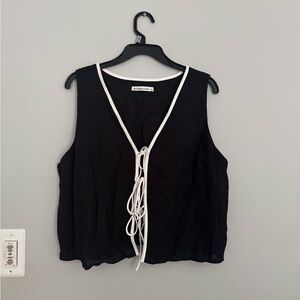 NWOT Abercrombie & Fitch Tie Front Tank Top